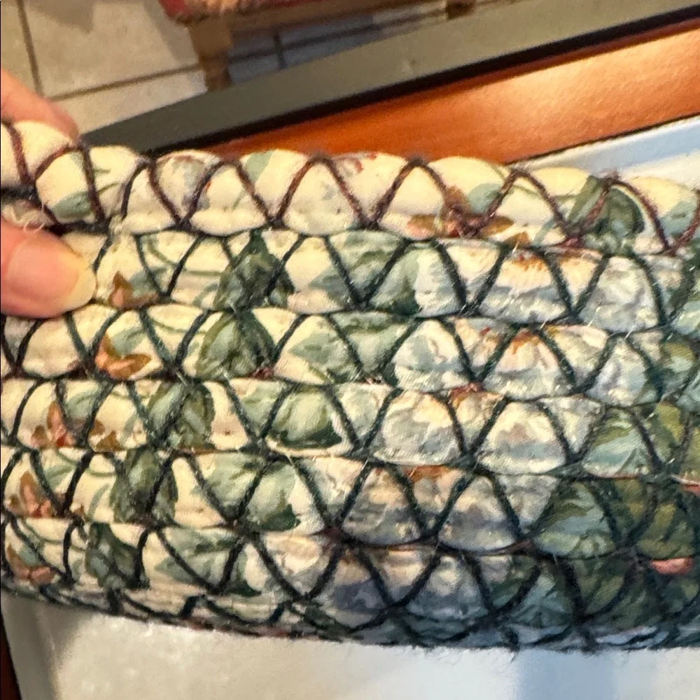 Basket Handcrafted Multicolor Woven Basket